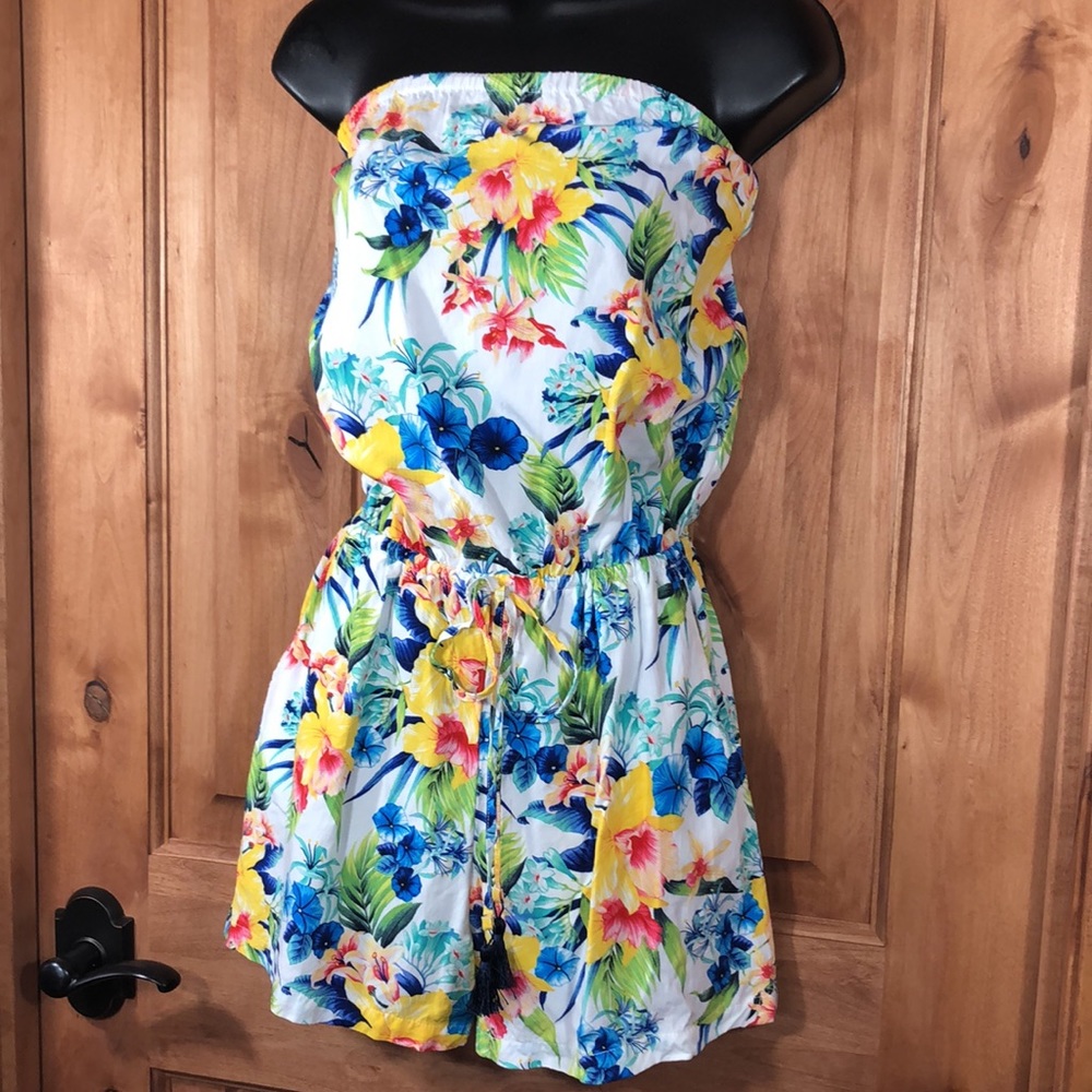 Tommy Bahama Flouncy Island Beach Romper